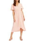 Платье Steve Madden, Past Life Dress - Floral Printed Wrap Dress 9517495 | Peach Romance фото 1