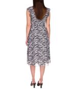 Платье MICHAEL Michael Kors, Ruffle Wrap Dress 9522576 | Black/White фото 2