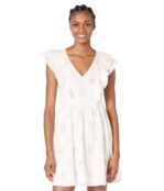 Платье BCBGeneration, Ruffle Sleeve Mini Dress GTX1D35 9523491 | Off-White фото 1