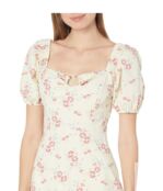 Платье WAYF, U-Ring Bodice Mini Dress 9529756 | Ivory Whisper Floral фото 3