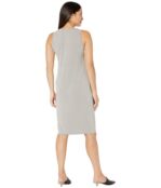 Платье Eileen Fisher, Sandwashed Cupro Knit Crew Neck Tank Dress 9533481 | Smoke фото 2