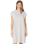 Платье Eileen Fisher, Tencel Organic Cotton Fleece Crew Neck Boxy Dress 9533482 | Dark Pearl фото 1