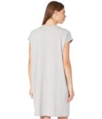 Платье Eileen Fisher, Tencel Organic Cotton Fleece Crew Neck Boxy Dress 9533482 | Dark Pearl фото 2