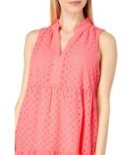 Платье Lilly Pulitzer, Novella Dress 9541770 | Lillys Coral Mini Medallion Chiffon Eyelet фото 3