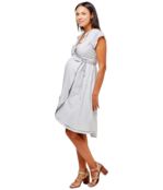 Платье NOM Maternity, Marina Wrap Dress 9544028 | Microstripe фото 2