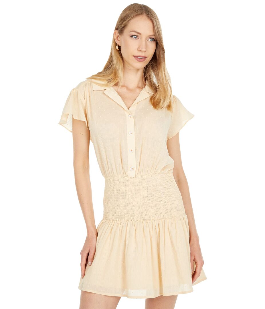 Платье Lost + Wander, Sweet Lemon Pie Mini Shirtdress 9555008 | Nude фото 1