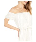 Платье BCBGMAXAZRIA, Off-the-Shoulder Stripe Dress