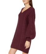 Платье Bardot, Bell Knit Dress 9571851 | Burgundy фото 3