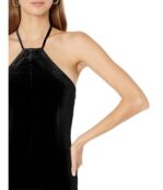 Платье Bardot, Alisa Midi Velour Dress 9572932 | Black фото 3