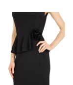 Платье MARINA, Stretch Crepe Peplum Dress 9581464 | Black фото 3