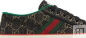 Кроссовки Gucci Tennis 1977 Black Ivory, черный 606111 UN320 1291 | Black Ivory фото 2