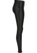 Леггинсы Urban Classics Ladies Highwaist Shiny Metallic Leggings, черный UR621A04F-Q11 | schwarz фото 2