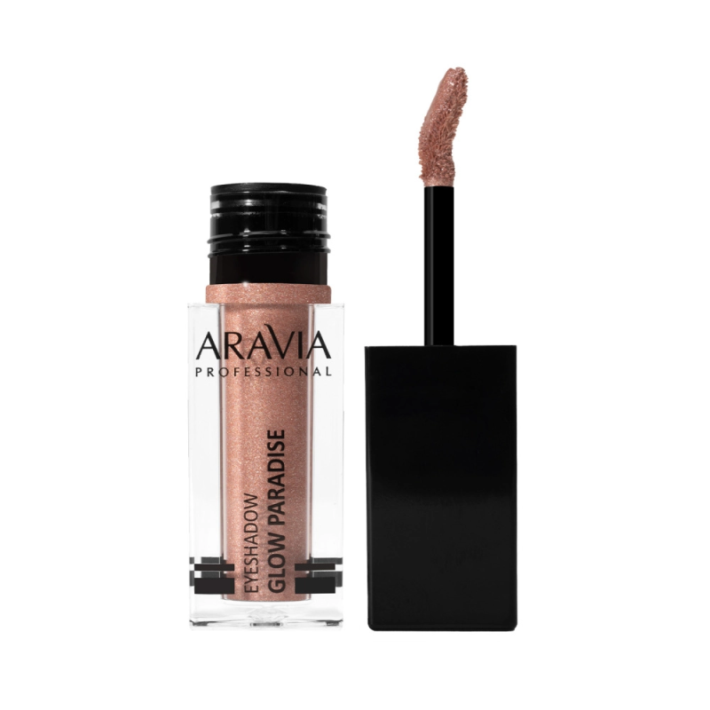 Жидкие сияющие тени для век Glow Paradise (L039, 03, rosy bronze, 5 мл) L037 фото 1