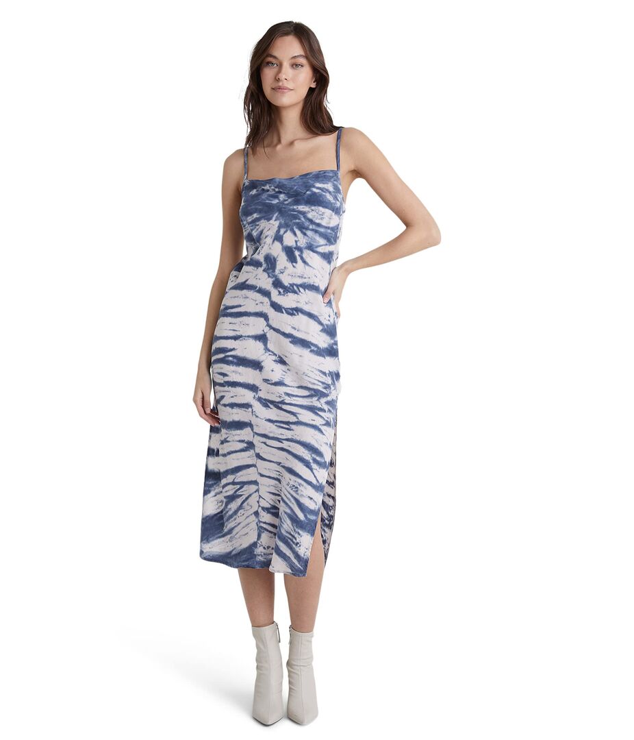 Платье bella dahl, Maxi Bias Slip Dress 9591532 | Indigo Chevron Dye фото 1