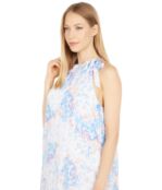 Платье bella dahl, Tie Front Halter Mini Dress 9591544 | Painterly Floral Print фото 3