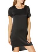 Платье Chaser, Silky Basics Short Sleeve High-Low T-Shirt Dress 9594810 | True Black фото 3