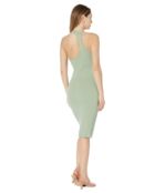 Платье line and dot, Lori Asymmetrical Ribbed Midi Dress 9613024 | Sage фото 2