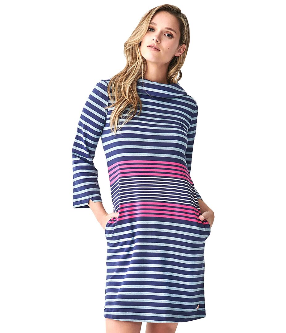 Платье Hatley, Katherine Dress 9618736 | Blue/Fedora Stripes фото 1