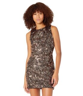 Платье MILLY, Vivi Tinsel Sequin Mini Dress