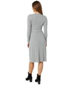 Платье Three Dots, Long Sleeve Rib Dress 9619560 | Heather фото 2