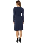 Платье Three Dots, Long Sleeve Rib Dress 9619560 | Navy Blazer фото 2