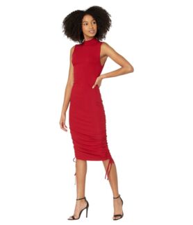 Платье Steve Madden, Smoke Show Mock Neck Midi Dress