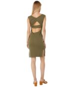 Платье BCBGeneration, Knit Cross-Back Midi Dress 9624308 | Olive фото 2