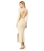 Платье WAYF, Walker Scooped Neck Midi Dress 9629887 | Sand фото 2