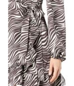 Платье WAYF, Pinky Promise Mini Dress 9629889 | Espresso Zebra фото 3