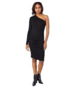 Платье LAmade, Encino Long Sleeve 2X1 Modal Stretch Rib Dress 9630789 | Black фото 1