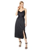 Платье Lost + Wander, Chase The Night Cowl Midi Dress 9631230 | Black фото 1