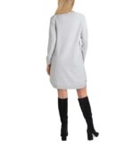 Платье H Halston, Long Sleeve Raglan Crew Neck Tunic Sweater 9647326 | Heather Opal фото 2