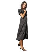 Платье line and dot, Valerie Midi Dress 9660002 | Black фото 2