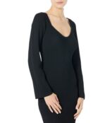 Платье line and dot, Melissa Sweater Mini Dress 9660009 | Black фото 3