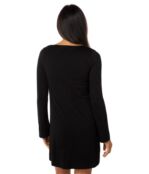 Платье Michael Lauren, Kyle Long Sleeve V-Neck Dress 9677247 | Black фото 2