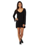 Платье Michael Lauren, Kyle Long Sleeve V-Neck Dress 9677247 | Black фото 4