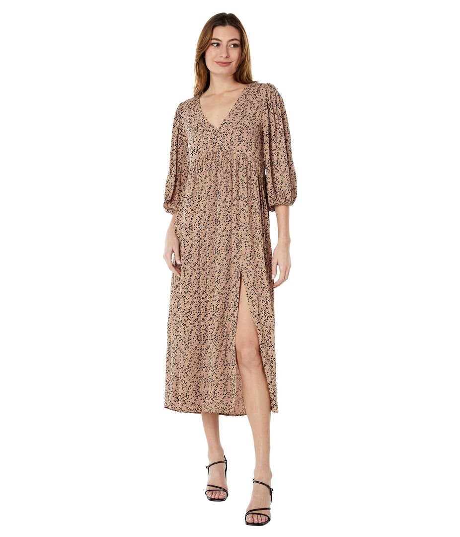 Платье Saltwater Luxe, Turner 3/4 Sleeve Maxi Dress 9677833 | Fawn фото 1