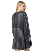 Платье Madewell, Long Sleeve Button Placket Tiered Mini Dress 9684706 | True Black фото 2