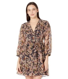 Платье Madewell, Long Sleeve Tiered Mini in Floral Print