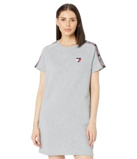 Платье Tommy Hilfiger, Short Sleeve French Terry Dress with Logo Tape Trim