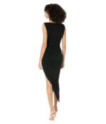 Платье Norma Kamali, Tara Side Drape Gown 9692239 | Black фото 2