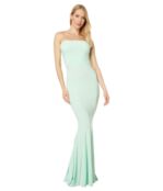 Платье Norma Kamali, Strapless Fishtail Gown 9692244 | Seafoam фото 1