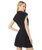 Платье Norma Kamali, Sleeveless Boyfriend Shirt A-Line Dress Mini 9692243 | Black фото 2