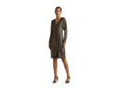 Платье LAUREN Ralph Lauren, Metallic Jacquard Dress 9692258 | Gold фото 1