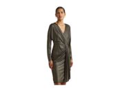 Платье LAUREN Ralph Lauren, Metallic Jacquard Dress 9692258 | Gold фото 2