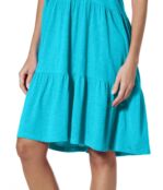 Платье HUE, Slub Tiered Lounge Midi Dress 9693353 | Scuba Blue фото 3