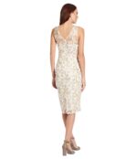 Платье Adrianna Papell, Sleeveless Embroidered Sheath Dress 9699708 | Ivory фото 2