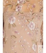 Платье Adrianna Papell, Embroidered Sheath Dress with Bell Sleeve Detail