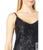 Платье MARINA, Sequin Slip Dress 9700105 | Black фото 3