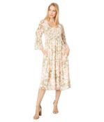 Платье Lost + Wander, Wildflowers Midi Dress 9701152 | Neutral Pink Floral фото 1